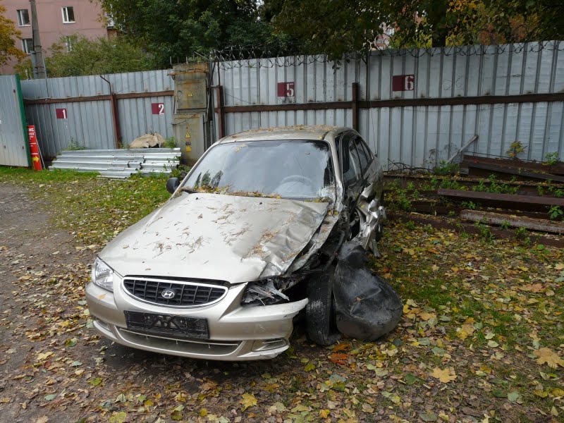 Выкуп битых авто Hyundai Accent